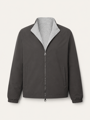 26118 MARCO LION MEN'S JACKET - LIGHT GREY/ DARK GREY
