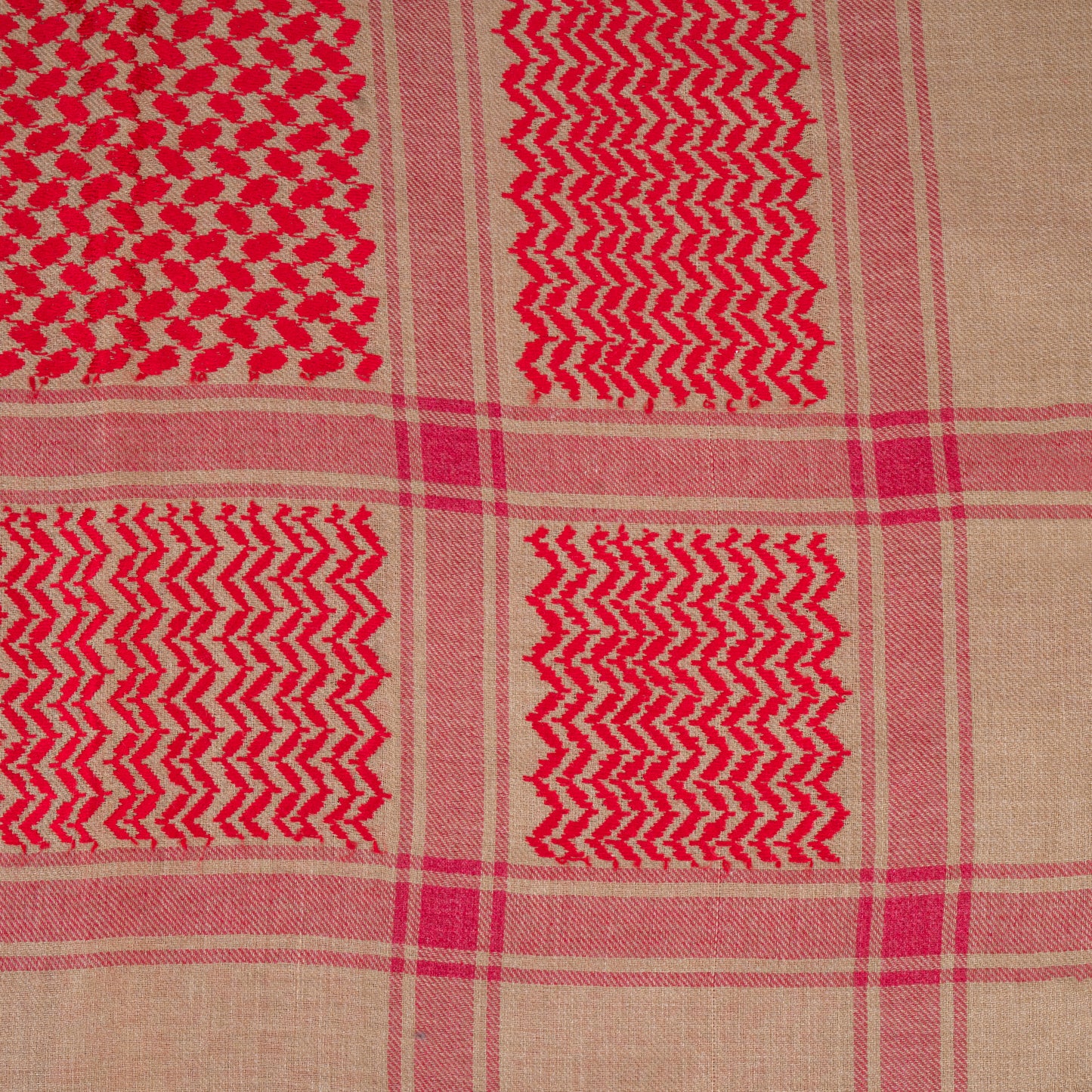 Basrawi shawl with shemagh pattern #28