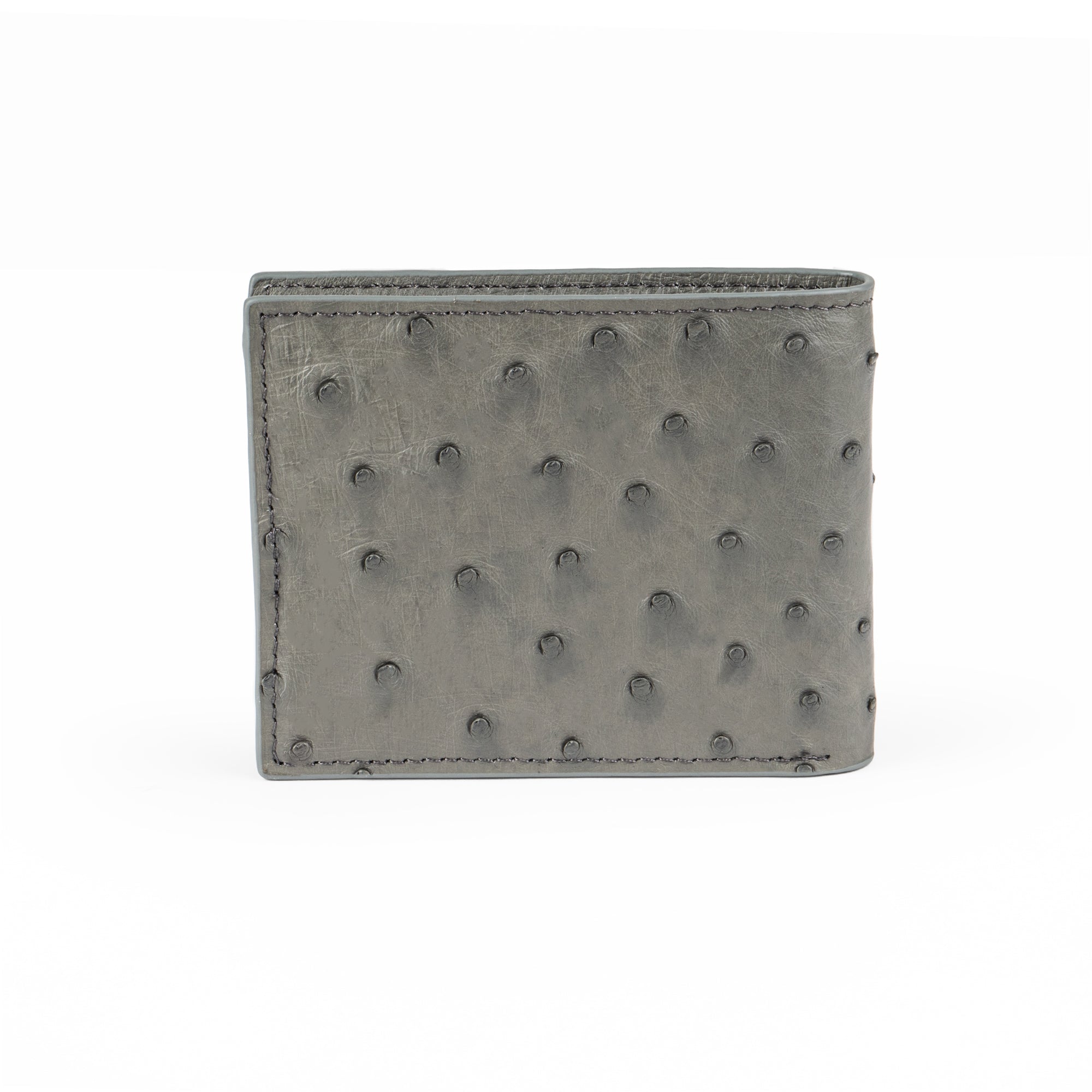 A801 Light Green REAL Ostrich WALLET - 08