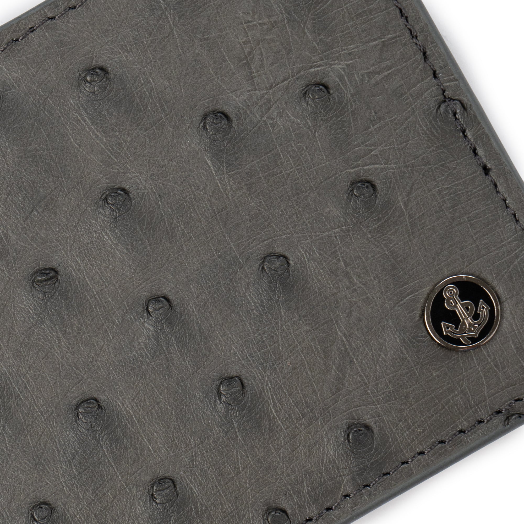 A801 Light Green REAL Ostrich WALLET - 08