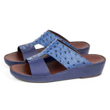 3486 VET- OSTRICH 2 TONE SANDALS