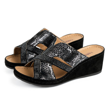 28-15 TAWASH LADIES HEEL SANDALS