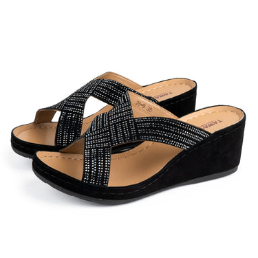28-9 TAWASH LADIES HEEL SANDALS
