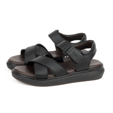 Al Tawash TW-1018 Springy Strap Men's Deer Leather Sandals