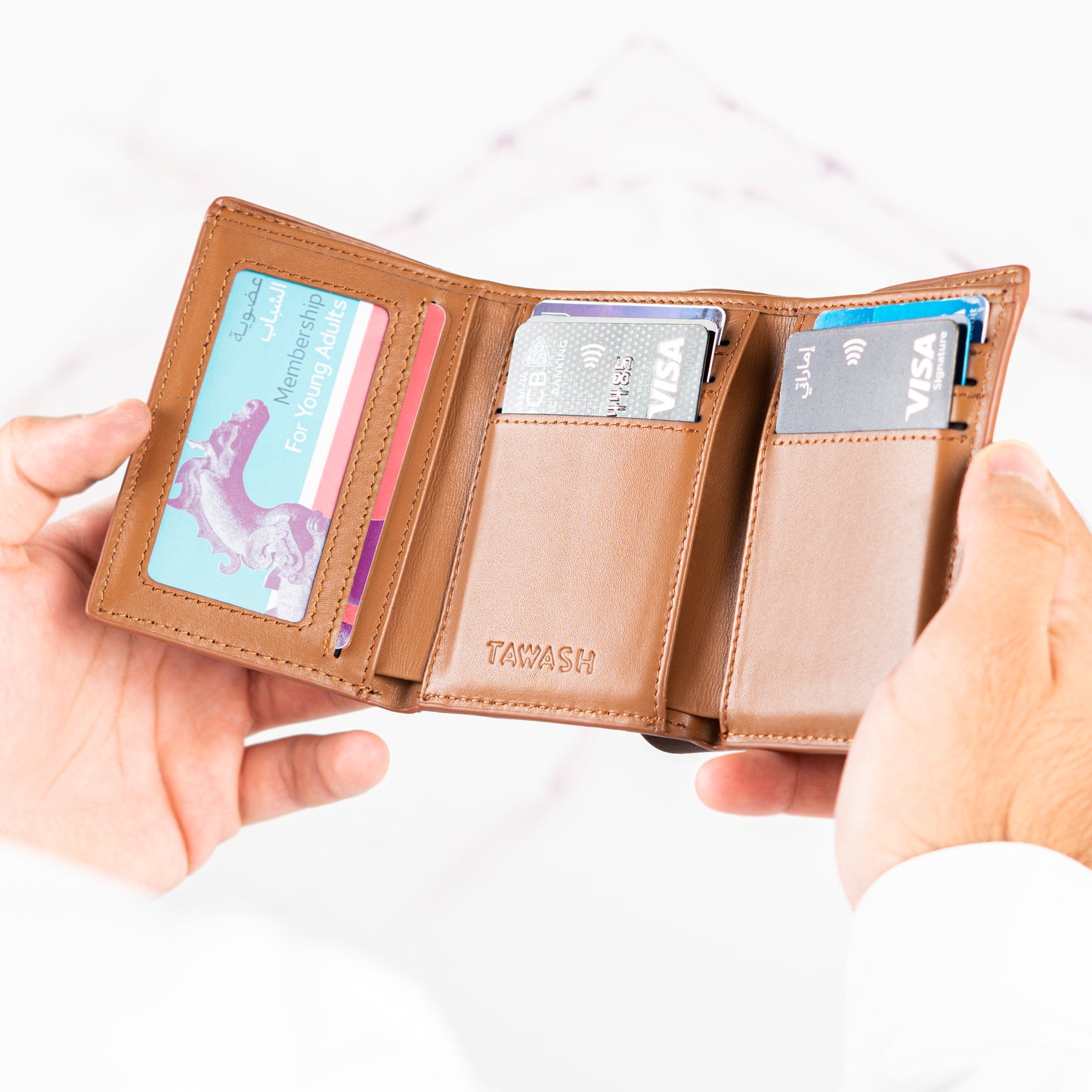 T-C005-1 Ostrich leather wallet