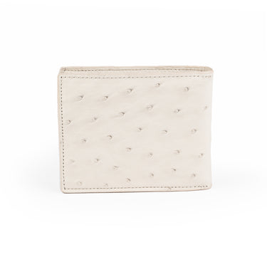 Artisanal White Ostrich Elegance