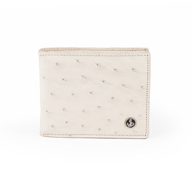 Artisanal White Ostrich Elegance