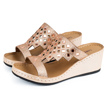 28-6 LADIES HEEL SANDALS