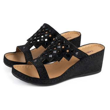 28-6 LADIES HEEL SANDALS