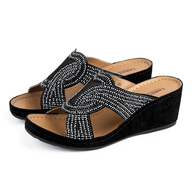 28-55 TAWASH LADIES HEEL SANDALS