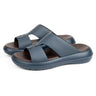 Tawash TW-243 Walk on Air navy natural leather men’s sandals
