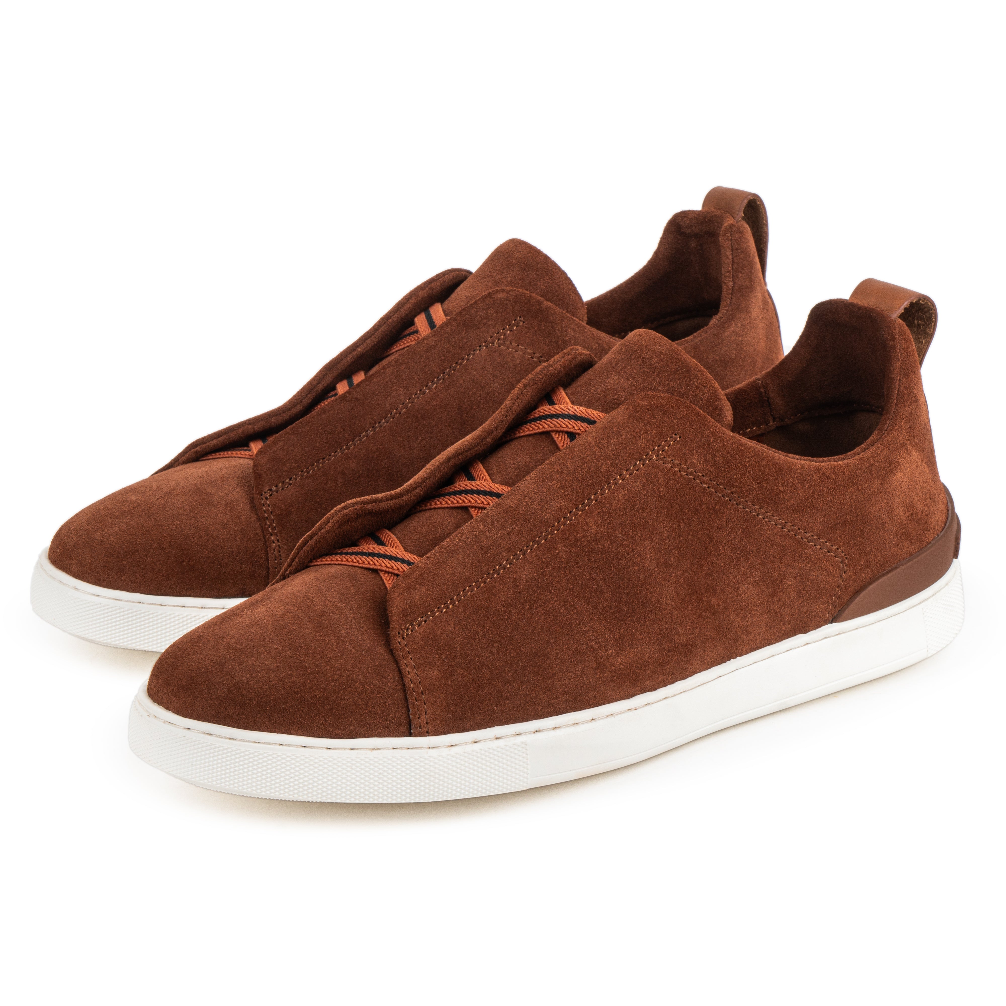 CARAMEL TRIPLE BAR SHOES