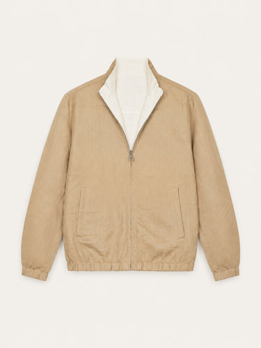 26195 MARCO LION MEN'S JACKET- DARK BEIGE/BEIGE