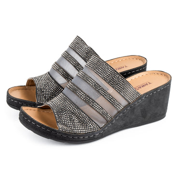 28-53 TAWASH LADIES HEEL SANDALS